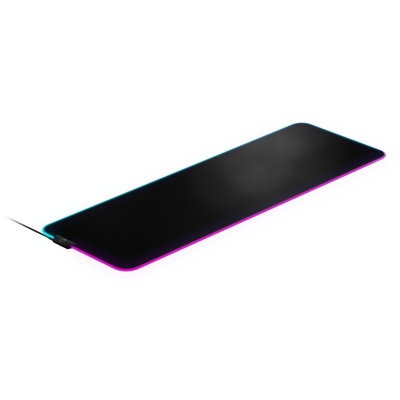 QcK Prism Cloth XL Tappetino per mouse per gioco da computer Nero, Gioco mouse pad