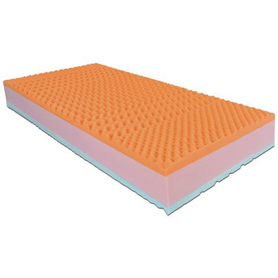 Materasso Singolo In Memory Foam Pagoda 85 X 195 X 23 Cm, Portanza Differenziata, Fodera Sfoderabile In Silver Safe, Memory Foam