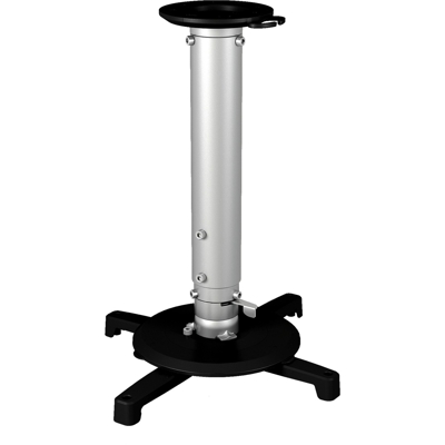 IB-MS605-C supporto per proiettore Soffitto Nero, Argento, Montaggio a soffitto