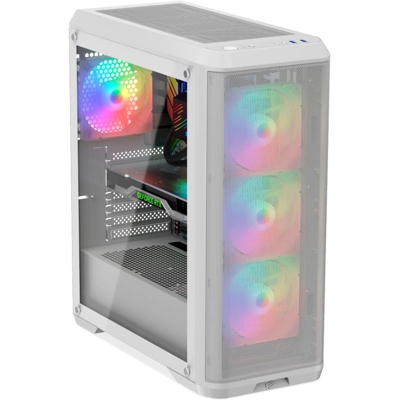 Ventum VT4V EVO TG ARGB Tower Bianco, Chassis Tower