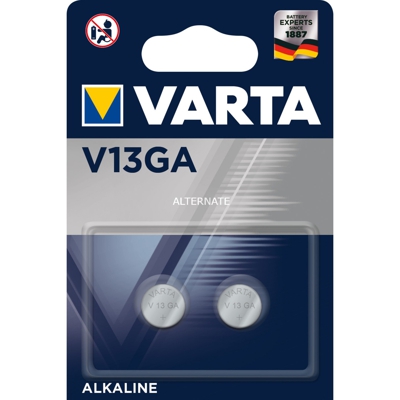 2x V13GA Batteria monouso LR44 Alcalino