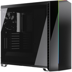 Vector RS Dark Tempered Glass Tower Nero, Trasparente, Chassis Tower en oferta