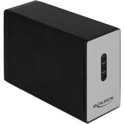 42607 contenitore di unità di archiviazione Box esterno HDD/SSD Nero, Grigio 2.5", Disk enclosure en oferta