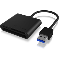 IB-CR301-U3 lettore di schede USB 3.2 Gen 1 (3.1 Gen 1) Nero características