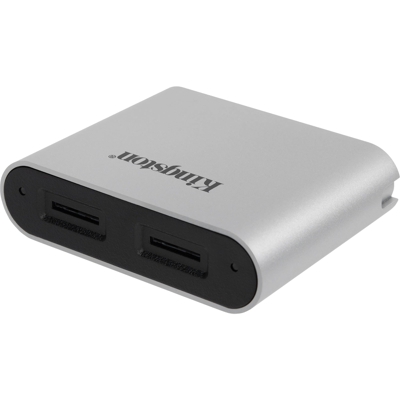 Workflow microSD Reader lettore di schede USB 3.2 Gen 1 (3.1 Gen 1) Type-C Nero, Argento