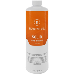 EK-CryoFuel Solid Fire Orange (Premix 1000mL), Liquido refrigerante características