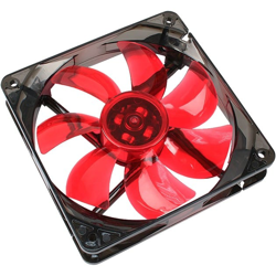 Silent Fan 120 Red LED Case per computer Refrigeratore 12 cm Nero, Rosso, Ventola en oferta