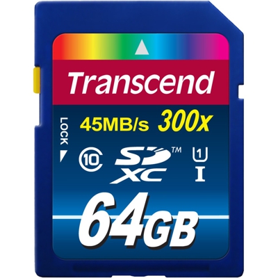 TS64GSDU1 memoria flash 64 GB SDXC NAND Classe 10, Scheda di memoria