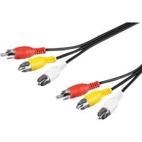 AVK 354-200 2.0m cavo video composito 2 m 3 x RCA