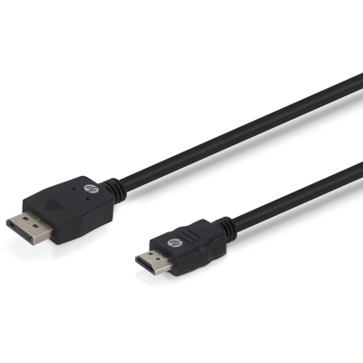 2UX07AA cavo HDMI 1 m HDMI tipo A (Standard) Nero, Adattatore