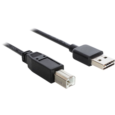 2m USB 2.0 A - B m/m cavo USB USB A USB B Nero