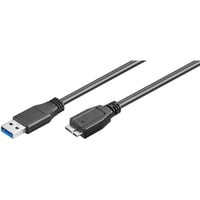 1m USB 3.0 A/micro-B cavo USB USB A Micro-USB B Nero precio