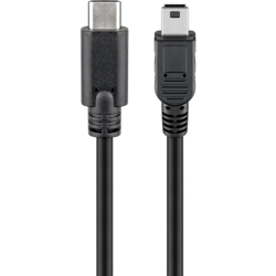 67989 cavo USB 0,5 m USB 2.0 Mini-USB B USB C Nero, Adattatore precio