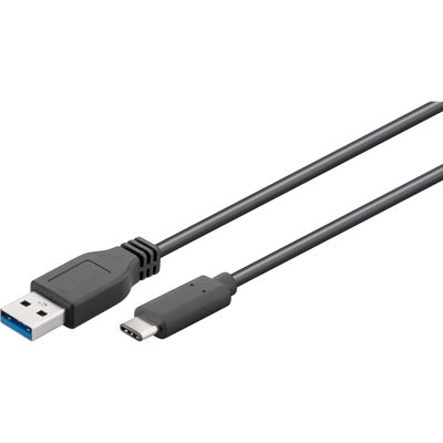 Kabel / Adapter cavo USB 3 m USB 3.2 Gen 1 (3.1 Gen 1) USB A USB C Nero