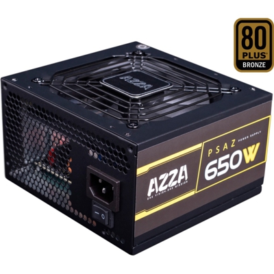 PSAZ 650W alimentatore per computer 20+4 pin ATX ATX Nero, Alimentatore PC