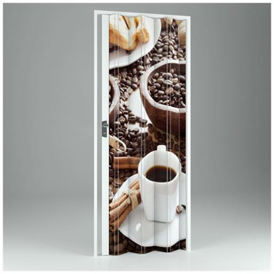 Porta A Soffietto Da Interno In Pvc Bar 102x214 Cm Mod. Vera
