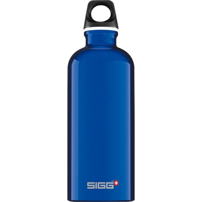 Traveller Sport 600 ml Alluminio Blu, Bottiglia di acqua