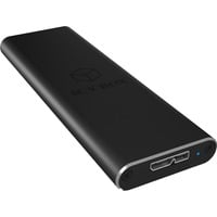 IB-183M2 Box esterno SSD Nero M.2, Disk enclosure