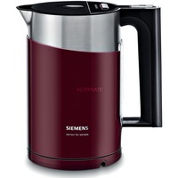 TW86104P bollitore elettrico 1,5 L 2400 W Nero, Rosso, Acciaio inossidabile