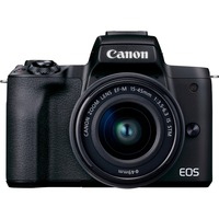 EOS M50 Mark II + M15-45 S EU26 MILC 24,1 MP CMOS 6000 x 4000 Pixel Nero, Fotocamera digitale