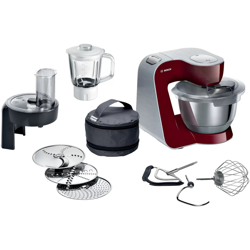 MUM5 robot da cucina 1000 W 3,9 L Nero, Rosso, Acciaio inossidabile en oferta