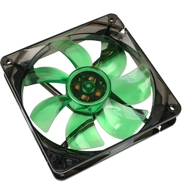 CT120LG ventola per PC Case per computer Ventilatore 12 cm Nero, Verde