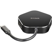 DUB-M420 replicatore di porte e docking station per notebook Cablato Thunderbolt 3 Nero, Argento, Hub USB en oferta