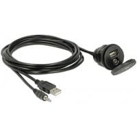 85719 cavo USB 2 m USB Type-A + 3.5 mm 4 pin Nero precio