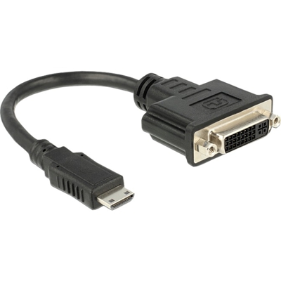 65564 cavo e adattatore video 0,2 m Mini HDMI-C DVI-D Nero
