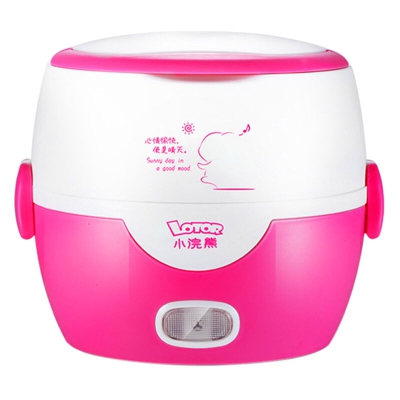 Lunch Box elettrico Doppio rivestimento in acciaio inossidabile Cottura Scaldavivande Scaldavivande plug-in multifunzione Vapore per riso al vapore