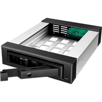 IB-129SSK-B pannello drive bay 2,5/3,5" Pannello incassato Nero, Inquadramento