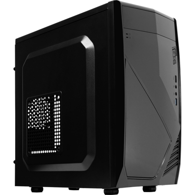 CS102 computer case Midi Tower Nero, Chassis Tower