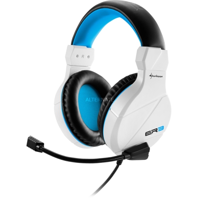 RUSH ER3 Cuffia Padiglione auricolare Connettore 3.5 mm Nero, Blu, Bianco, Cuffia da gioco