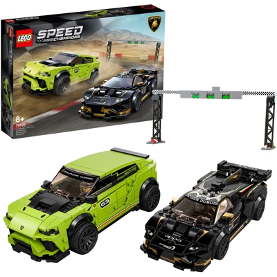 Speed Champions Lamborghini Urus ST-X & Lamborghini Huracán Super Trofeo EVO - 76899, Giochi di costruzione