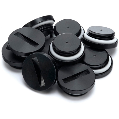 EK-PLUG G1/4 Acetal - Black, Tappo