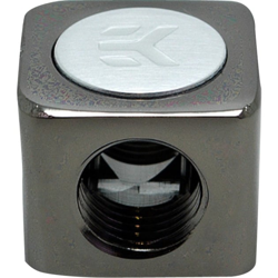 EK-AF X-Splitter 4F G1/4 Nero, Nichel, Distributore precio