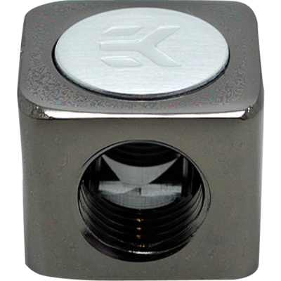EK-AF X-Splitter 4F G1/4 Nero, Nichel, Distributore