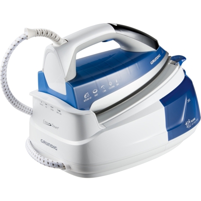 SIS 8670 1 L Piastra in ceramica Ultra Glide Blu, Bianco, Stazione stirante