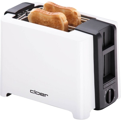 Toaster 3531 2 fetta/e 900 W Nero, Bianco, Tostapane