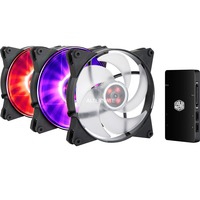 MasterFan Pro 140 Air Pressure RGB Case per computer Ventilatore Nero, Trasparente, Ventola