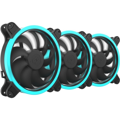 Corona HP RGB Kit Case per computer Ventilatore 14 cm Nero, Ventola