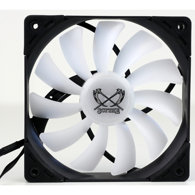 SU1225FD12MR-RHP ventola per PC Universale Ventilatore 12 cm Nero, Bianco 1 pz