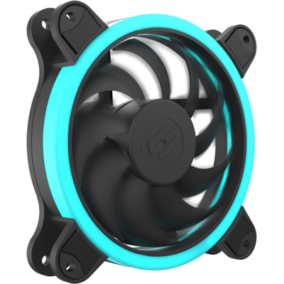 Sigma HP Corona RGB 120 Universale Ventilatore 12 cm Nero, Bianco, Ventola