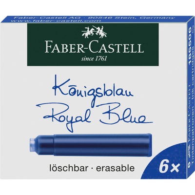 185506 ricaricatore di penna Blu 6 pz, Inchiostro