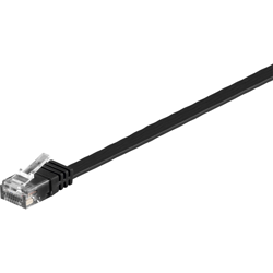 CAT6 U/UTP Flat 20m cavo di rete Nero U/UTP (UTP) en oferta