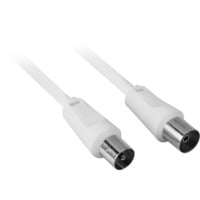 Coaxial cable, 2.5m cavo coassiale 2,5 m Bianco