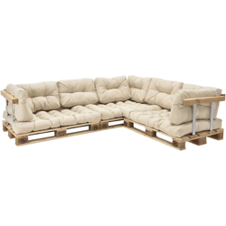 Cuscini per divano palette euro - mobili DIY - Cuscini divano per palette per dentro - ideale per salotto - giardino d´inverno (3 x cuscino per il características