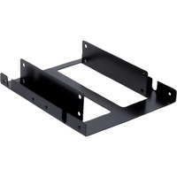 SDC-025 pannello drive bay 8,89 cm (3.5") Nero, Telaio di montaggio