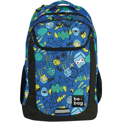 be.bag be.active zaino Zaino scolastico Nero, Blu Poliestere