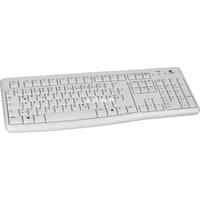 Keyboard K120 for Business tastiera USB QWERTZ Tedesco Bianco